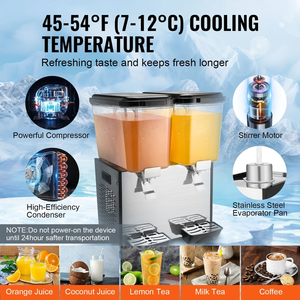 Gėrimų dispenseris 370 W talpa 18 l
