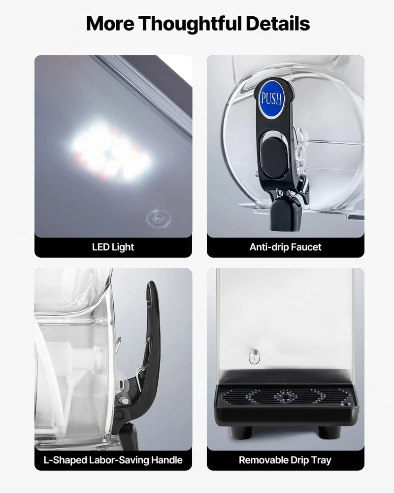 Gėrimų / šaltų gėrimų mašina talpa 15 l