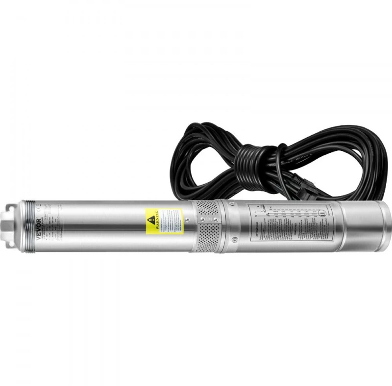 Giliavandenis siurblys. 750W. 105 l/min. 62 m kėlimo aukštis. 20 m laidas. skersmuo 89 mm