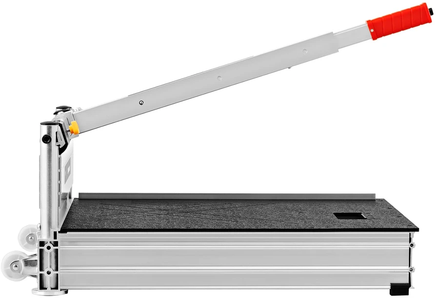 Giljotina laminuotų plokščių pjovimui plotis 490 mm storis 16 mm sidabro/juoda