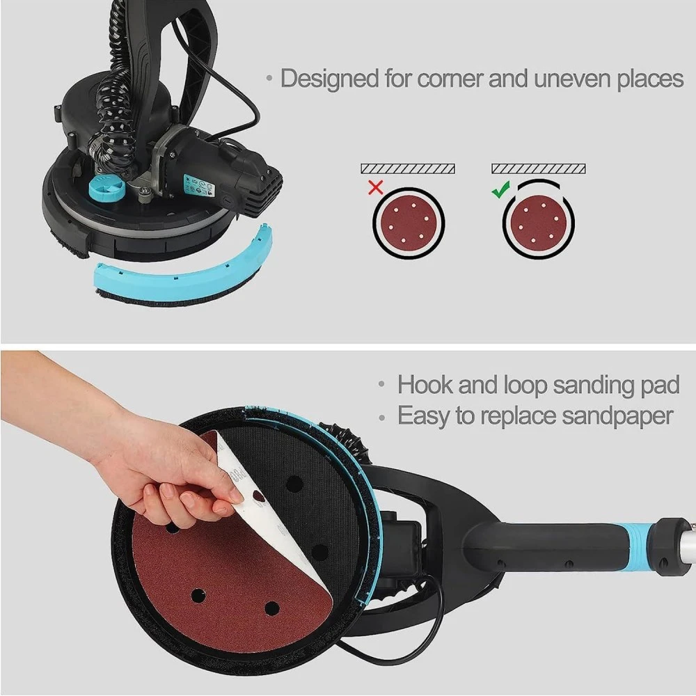 Gipso glaisto šlifuoklis GiraffeSander GS17 BERIMAX 1750 W
