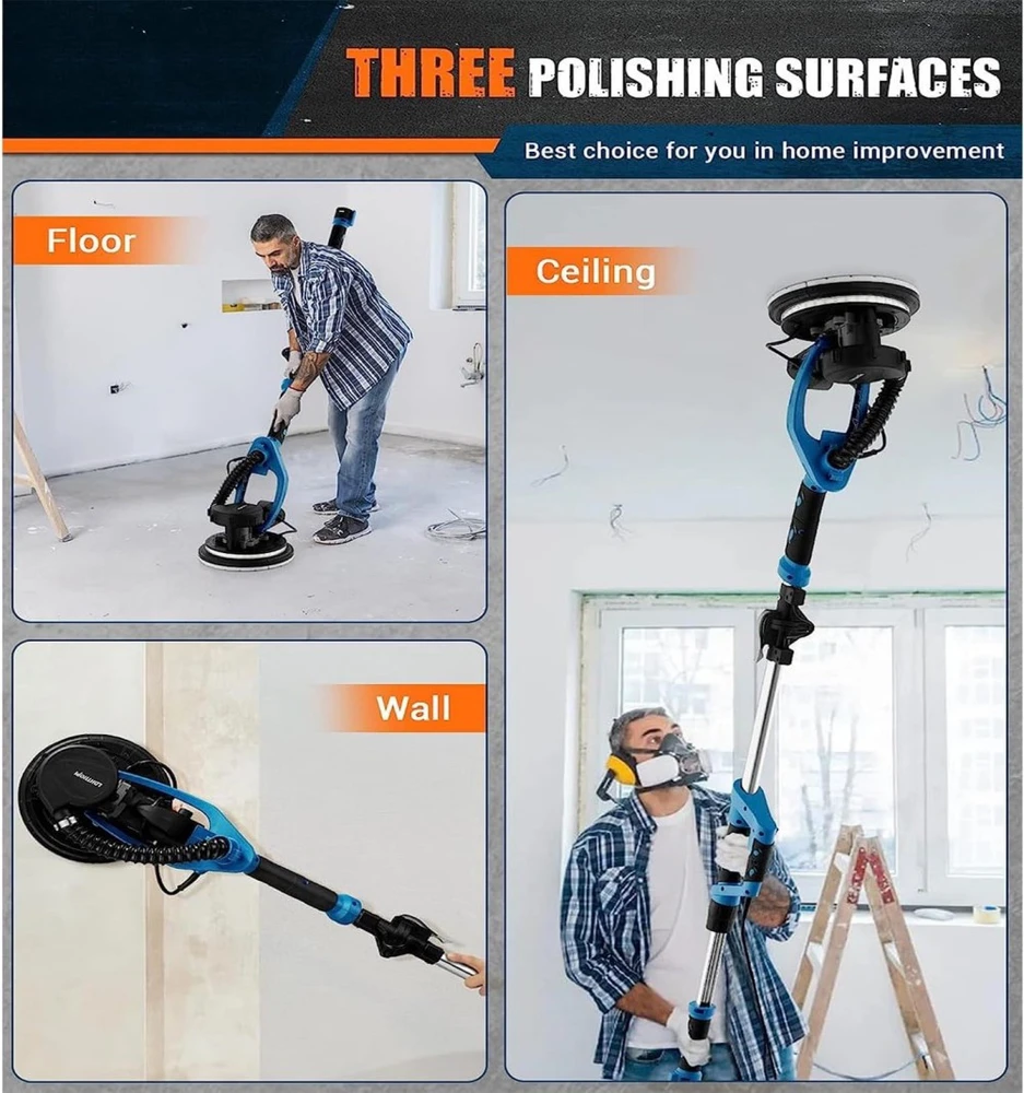 Gipso glaisto šlifuoklis GiraffeSander GS17 BERIMAX 1750 W