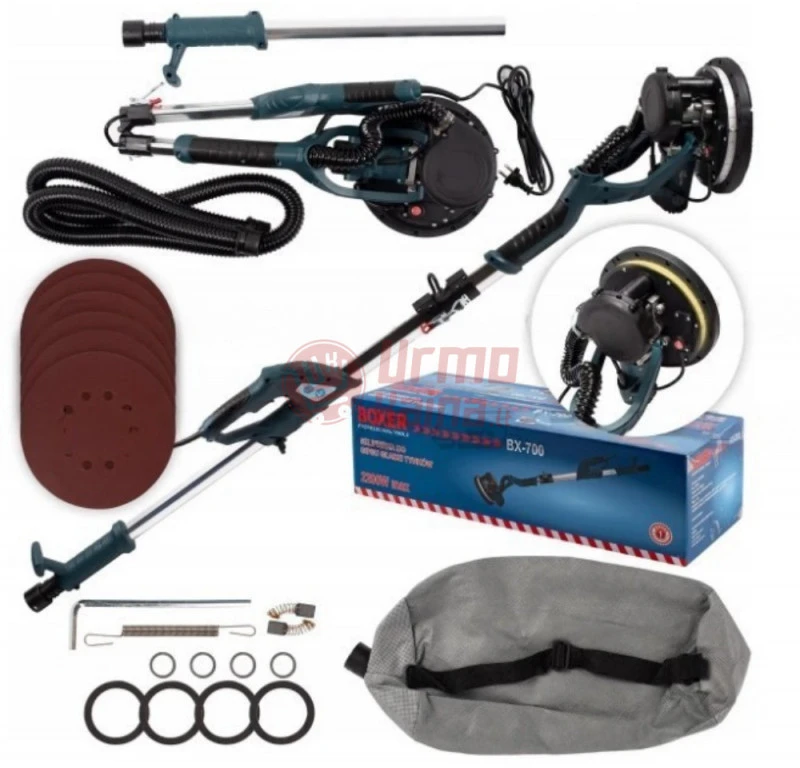 Gipso glaisto šlifuoklis (žirafa) BOXER BX700 2200W 230V