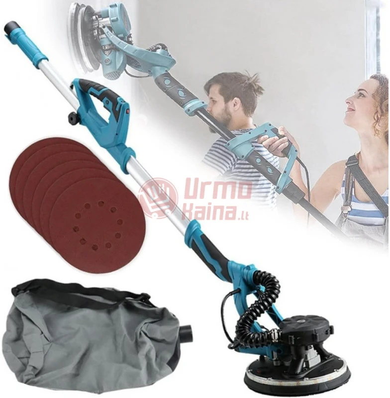 Gipso glaisto šlifuoklis (žirafa) BOXER BX700 2200W 230V
