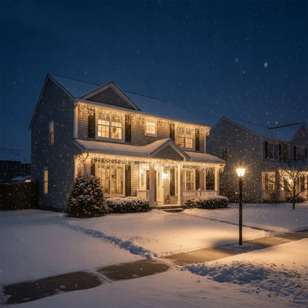 Girlianda varvekliai IceWarm IW300 BERIMAX 300 LED. 15 m. šilta balta