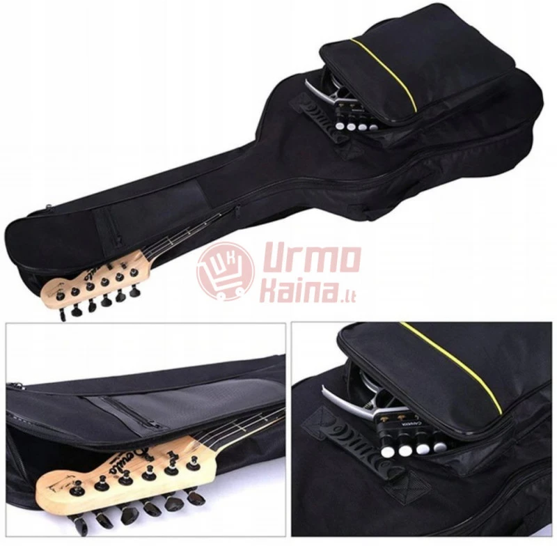 Gitaros dėklas MT juodas 107x44x12 cm