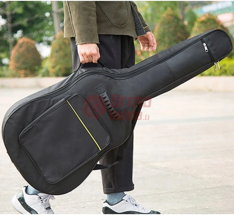 Gitaros dėklas MT juodas 107x44x12 cm