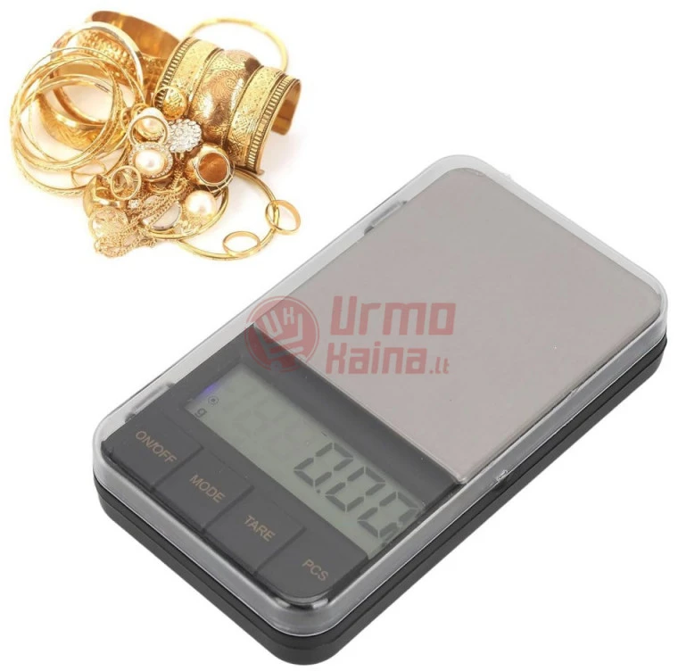 Virtuvinės svarstyklės Graminės juvelyrinės svarstyklės 500-001g 5205