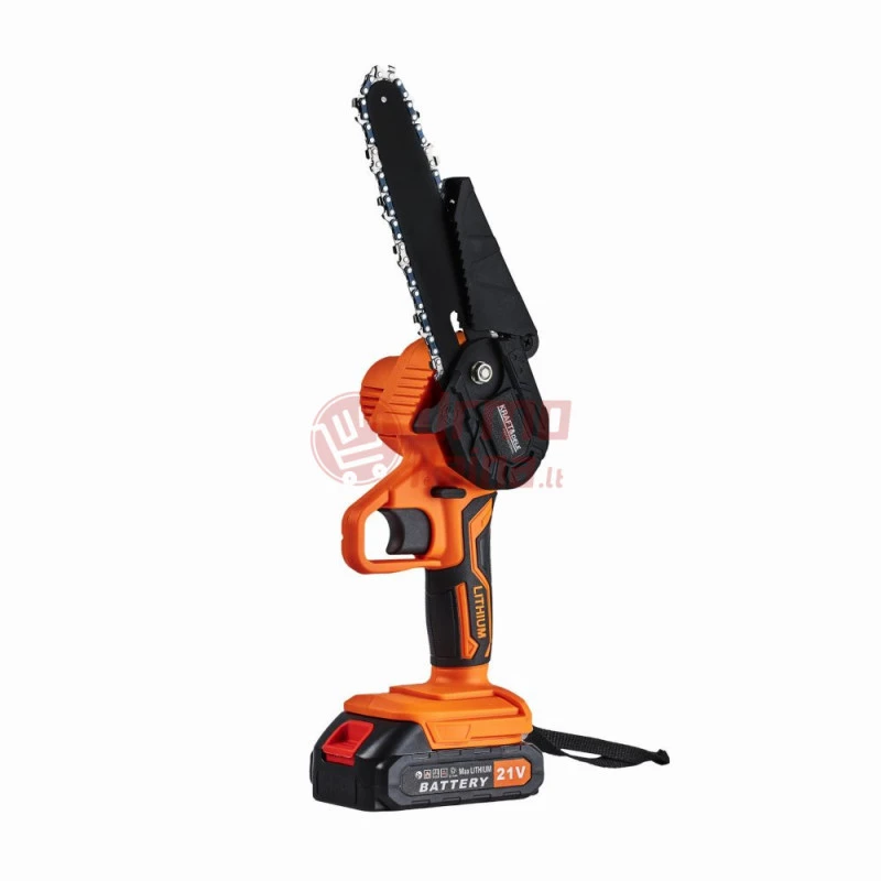 Grandininis pjūklas Akumuliatorinis grandininis genėjimo pjūklas KRAFT&DELE KD10626 + kroviklis ir 2 akumuliatoriai 6"