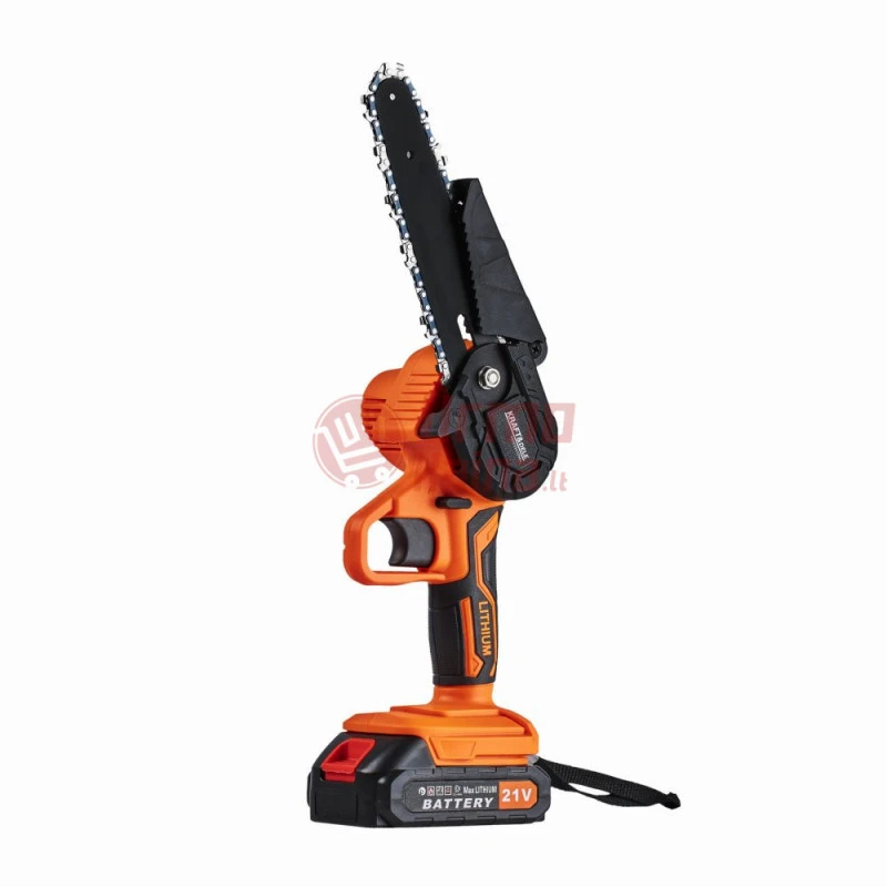 Grandininis pjūklas Akumuliatorinis grandininis genėjimo pjūklas KRAFT&DELE KD10626 + kroviklis ir 2 akumuliatoriai 6"