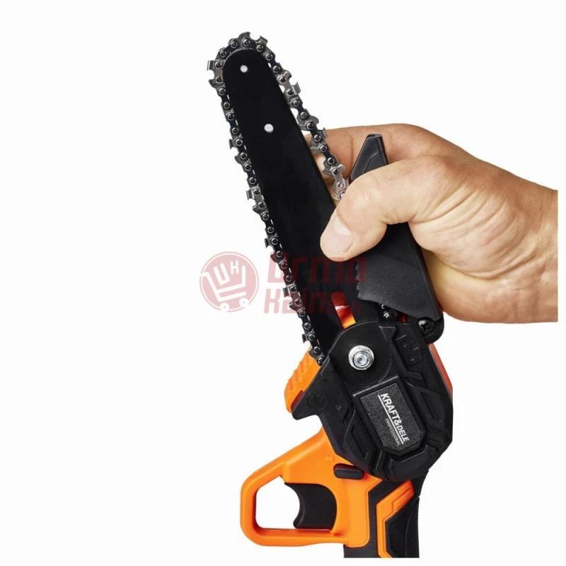 Grandininis pjūklas Akumuliatorinis grandininis genėjimo pjūklas KRAFT&DELE KD10626 + kroviklis ir 2 akumuliatoriai 6"