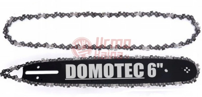 Grandininis pjūklas Genėjimo pjūklo pjovimo juosta + 2 grandinės 6" 1/4" 37DL