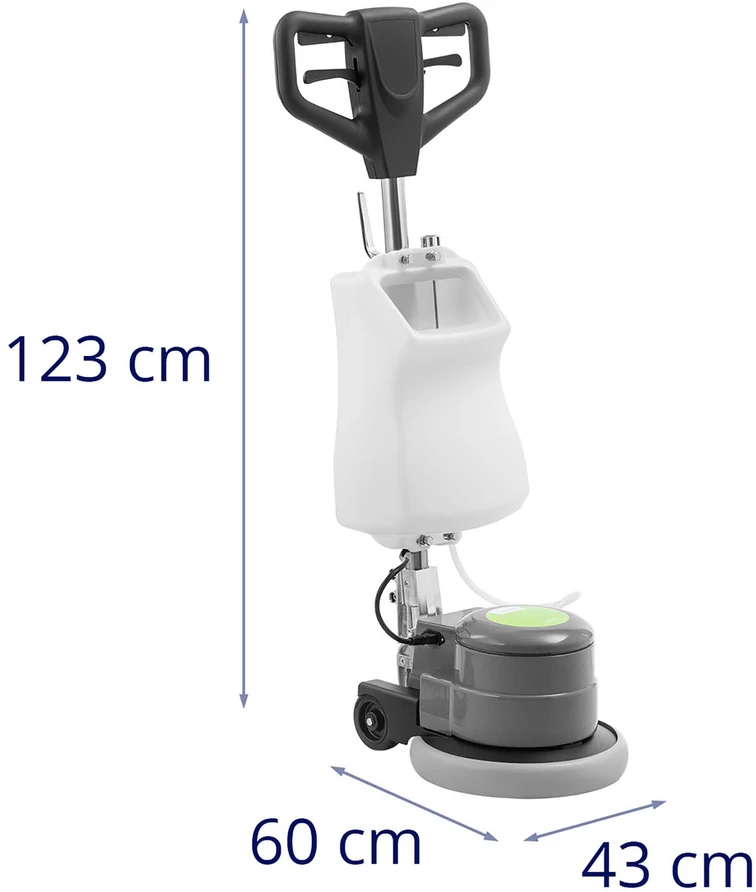 Grindų plovimo robotas Grindų valymo mašina su šveitimo funkcija 13 colių 8 l 190 aps./min