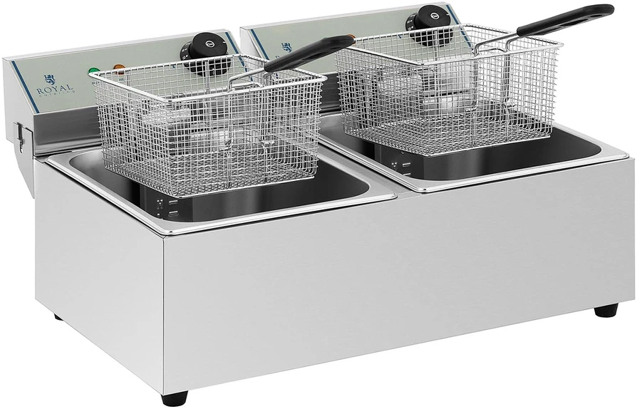 Gruzdintuvė Dviguba elektrinė gruzdintuvė 2x5L