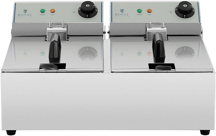 Gruzdintuvė Dviguba elektrinė gruzdintuvė 2x5L
