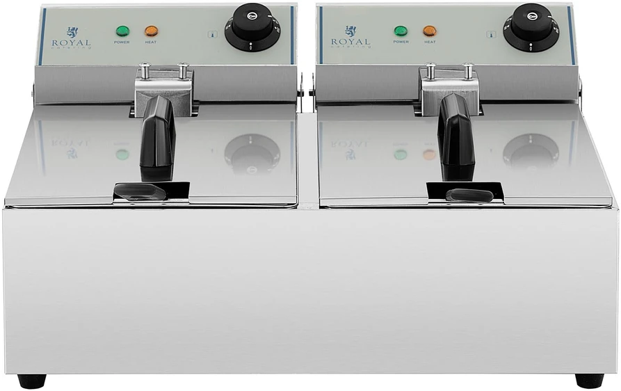 Gruzdintuvė Dviguba elektrinė gruzdintuvė 2x5L
