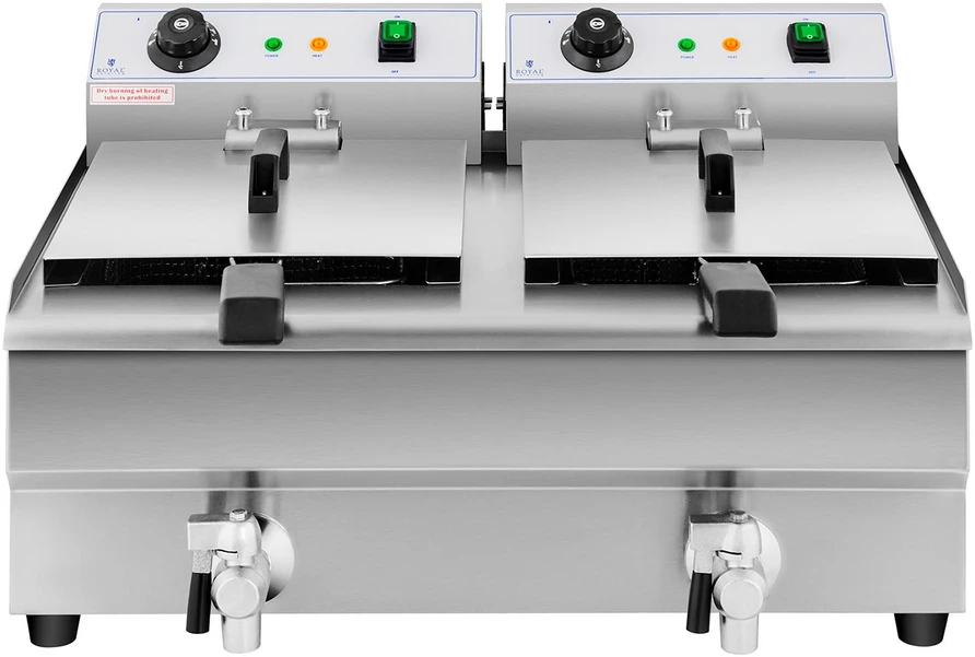 Gruzdintuvė Dviguba elektrinė gruzdintuvė 230 V 3200W 13 L