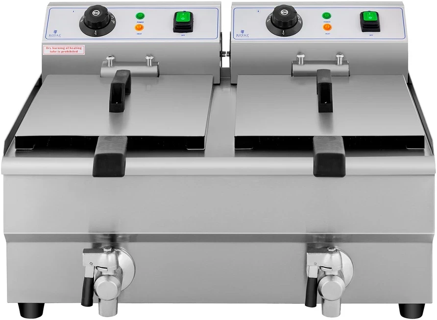 Gruzdintuvė Elektrinė dviguba gastronominė gruzdintuvė, 20 L