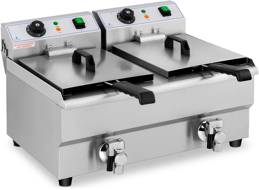 Gruzdintuvė Elektrinė dviguba gastronominė gruzdintuvė 20 L
