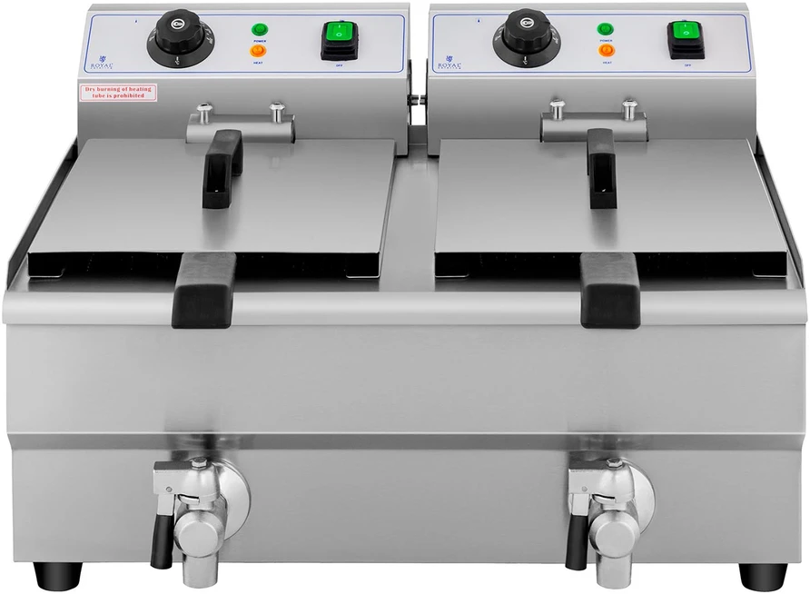 Gruzdintuvė Elektrinė dviguba gastronominė gruzdintuvė 20 L