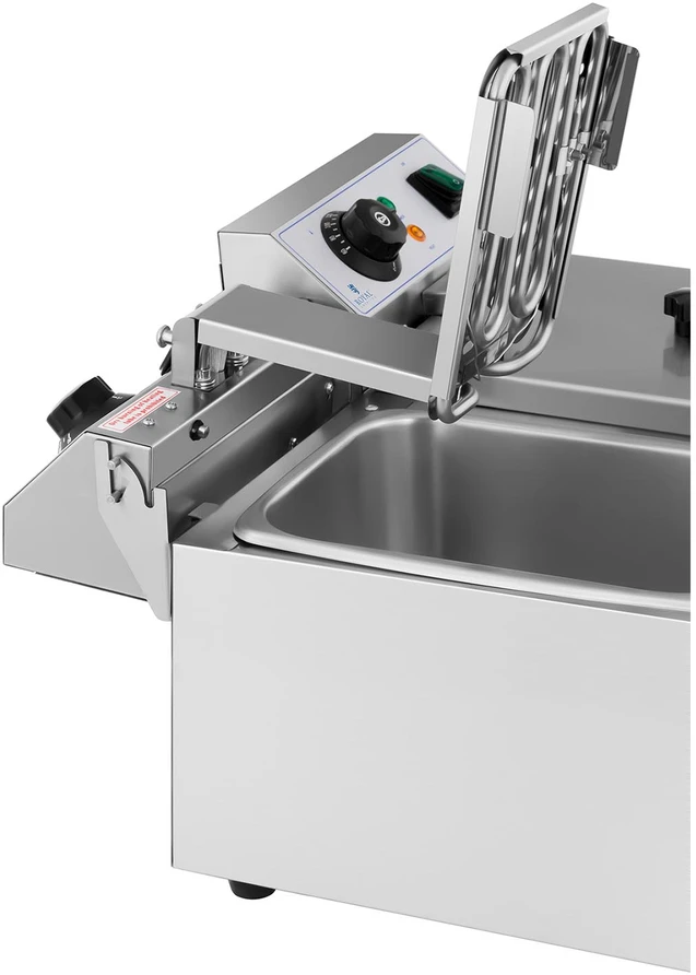 Gruzdintuvė Elektrinė dviguba gruzdintuvė 230 V 2 x 3200W 2 x 8 L nerūdijantis plienas