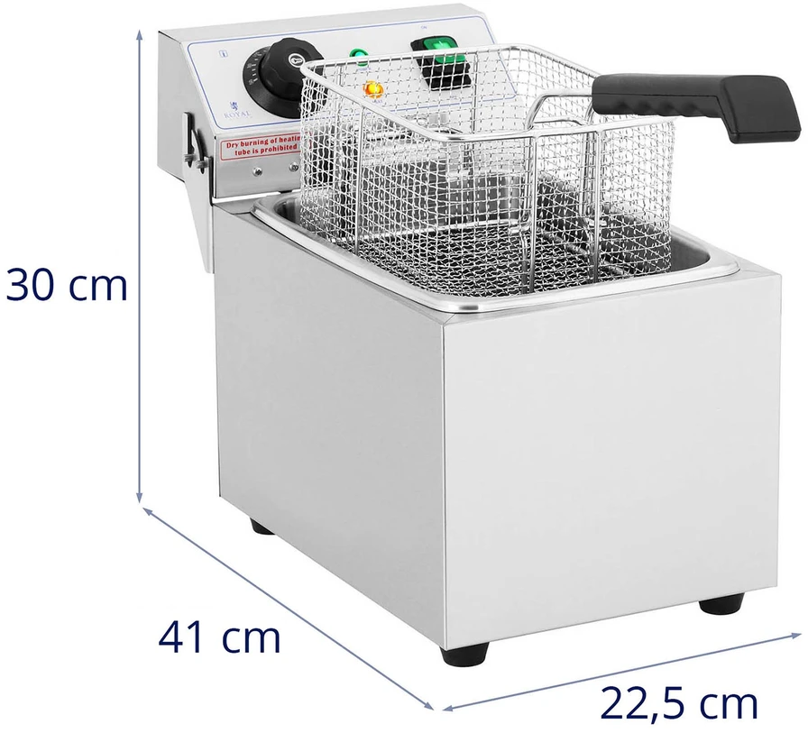 Gruzdintuvė Elektrinė gruzdintuvė 230 V 3200W 8 L