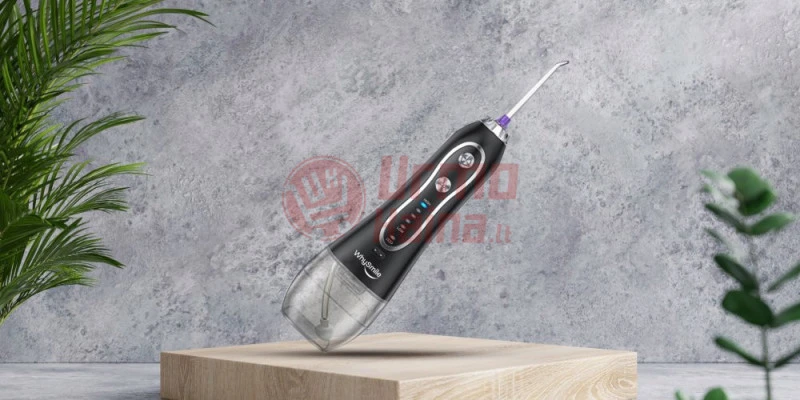 Įkraunamas nešiojamas irigatorius HF-6 + 8 antgaliai