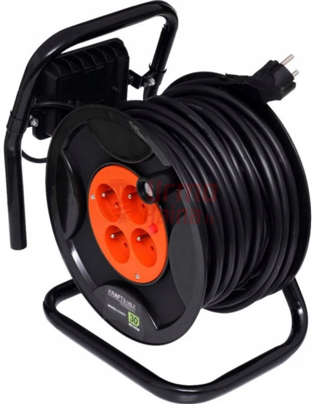 Ilgintuvas su plastikine rite 30 m + 20w LED šviestuvas KRAFT&DELE KD3127
