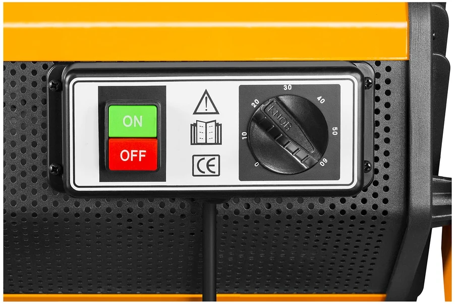 Infraraudonųjų spindulių šildytuvas dažų džiovinimui ant stovo 1100W