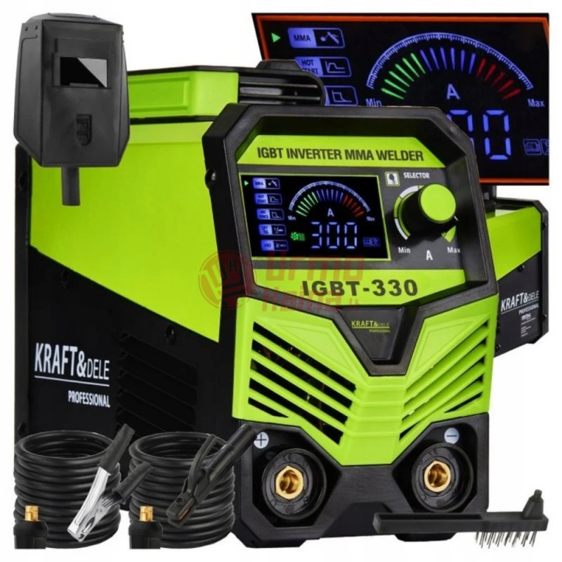 Inverterinis suvirinimo aparatas IGBT/MMA/LIFT/TIG 300A KRAFT&DELE KD1879