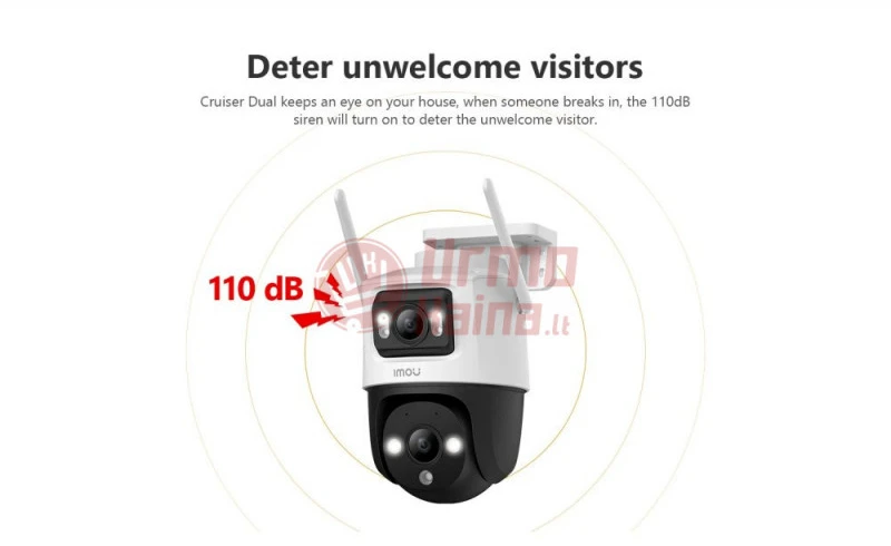 IP stebėjimo kamera IMOU Dvigubas WiFi Cruiser Dual 10MP