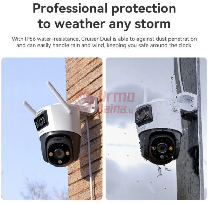 IP stebėjimo kamera IMOU Dvigubas WiFi Cruiser Dual 10MP