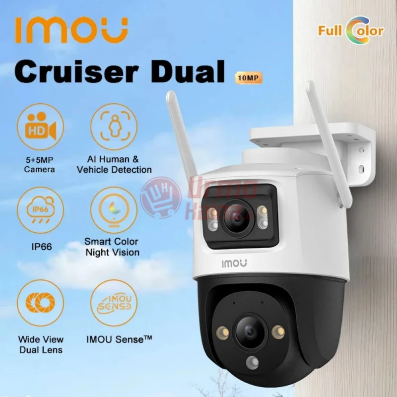 IP stebėjimo kamera IMOU Dvigubas WiFi Cruiser Dual 10MP