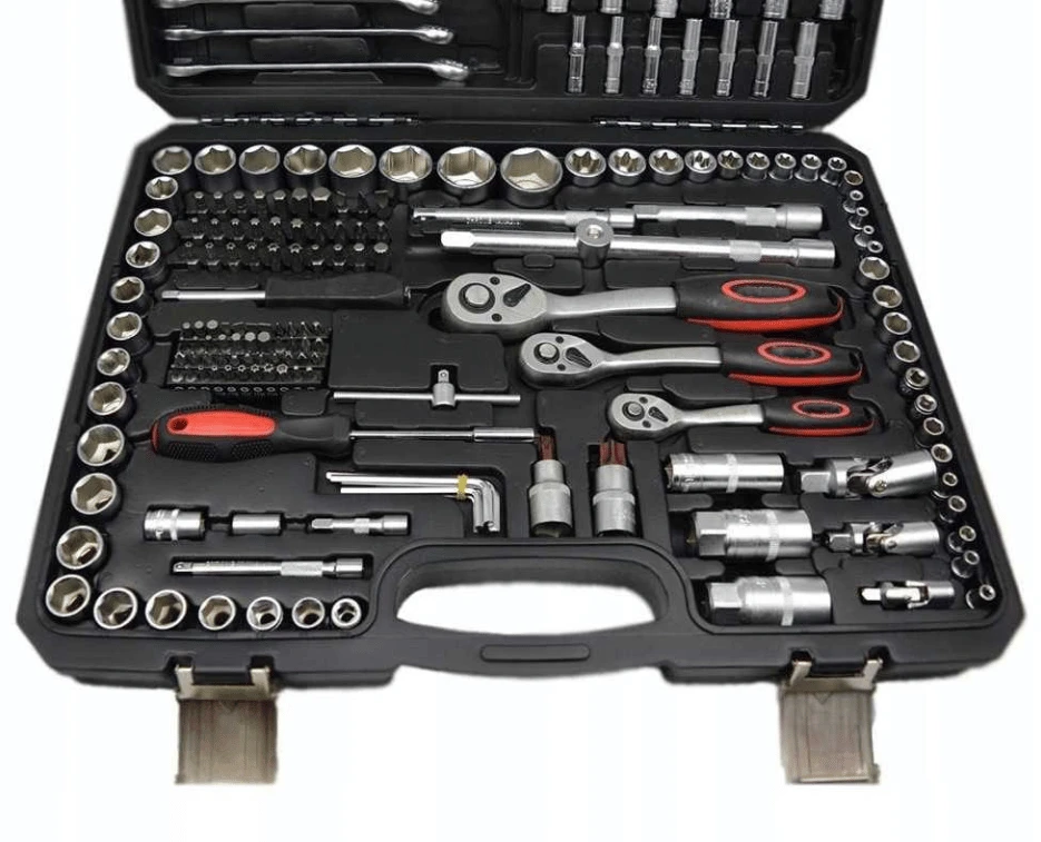 Įrankių galvučių rinkinys ToolMaster 216 BERIMAX 216 dalių