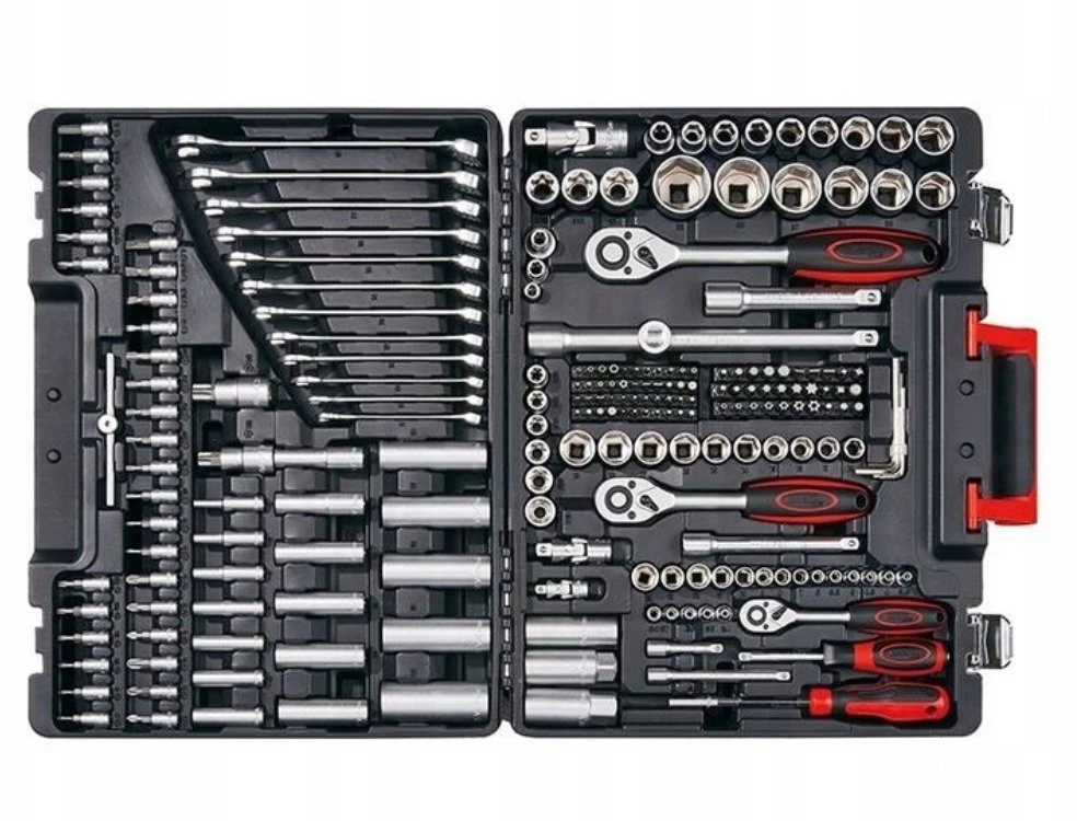 Įrankių galvučių rinkinys ToolMaster 216 BERIMAX 216 dalių