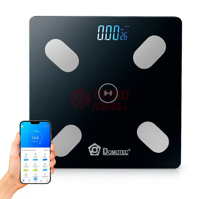 Išmanios vonios svarstyklės su „Bluetooth“ DM01