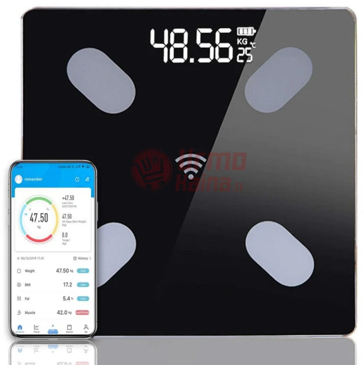 Išmanios vonios svarstyklės su „Bluetooth“ DM01