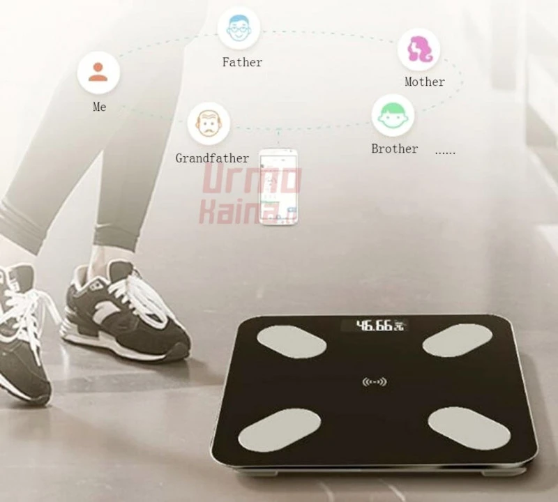 Išmanios vonios svarstyklės su „Bluetooth“ DM01