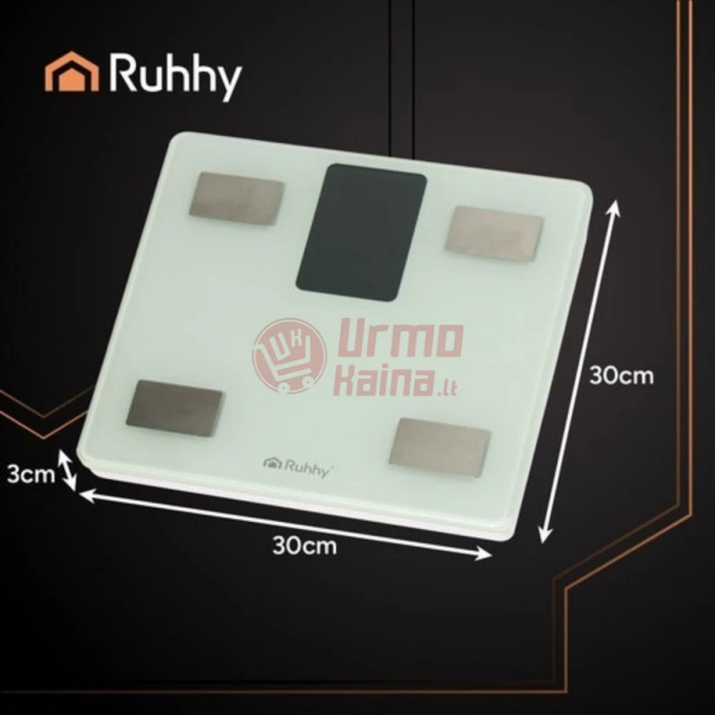 Išmanios vonios svarstyklės su „Bluetooth“ RH02 WT