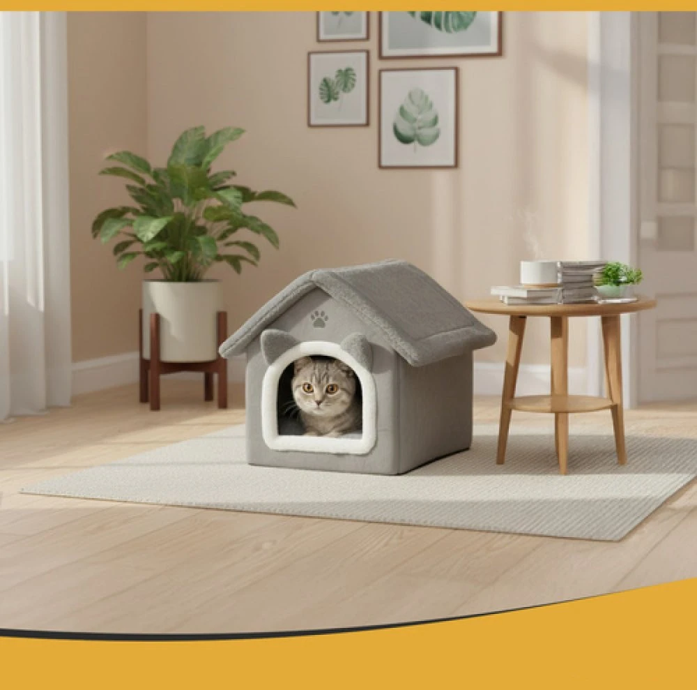 Kačių namelis CatHome CH01 BERIMAX pilka