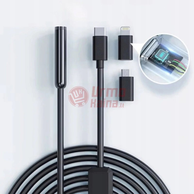 Kamera endoskopas su Wi-fi W300 3 m 8 mm