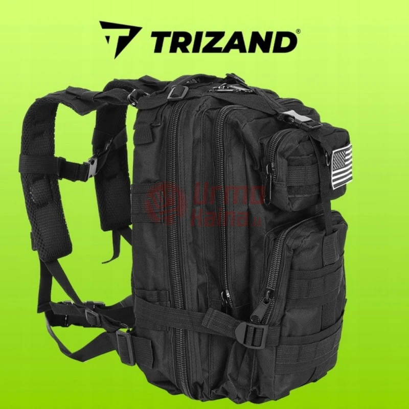 Kareiviška turistinė žygio kuprinė 26 L juoda T778
