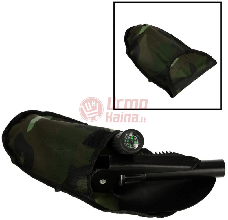 Karinis sulankstomas kastuvėlis 4in1
