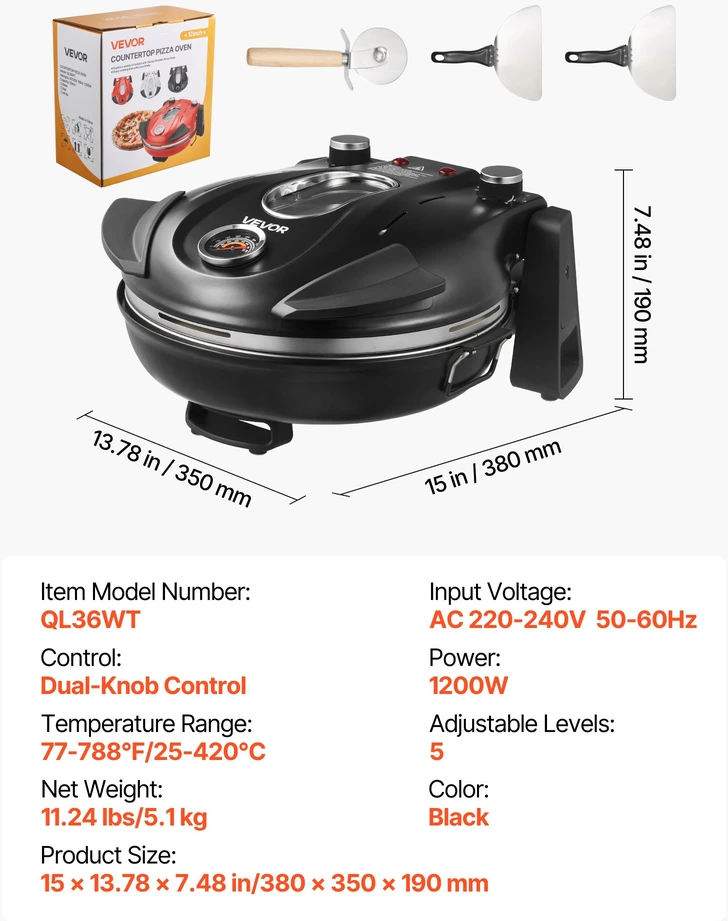 Kepimo / gaminimo įranga 1200 W