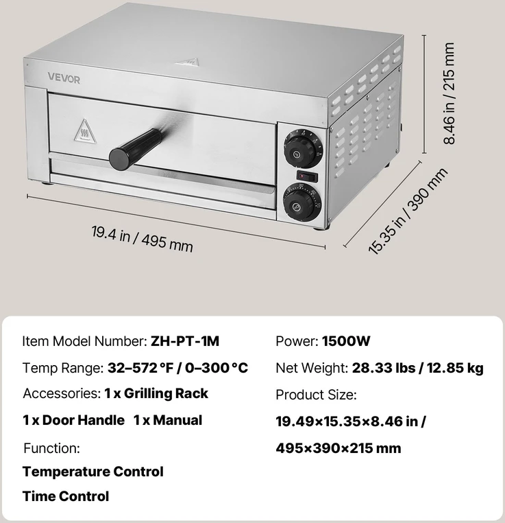 Kepimo / gaminimo įranga 1500 W