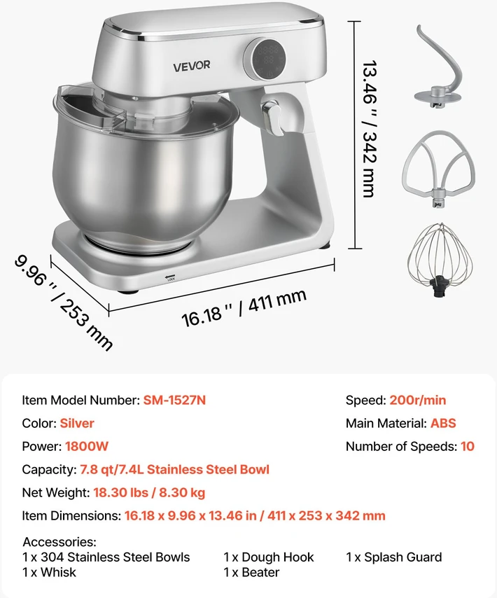 Kepimo / gaminimo įranga 1800 W talpa 7.4 l