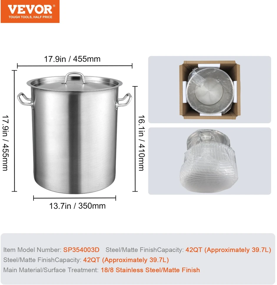 Kepimo / gaminimo įranga talpa 39.7 l