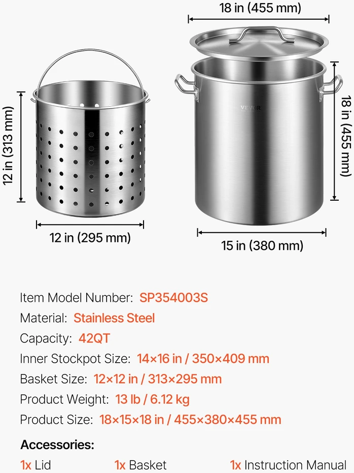 Keptuvė / puodas talpa 39.7 l