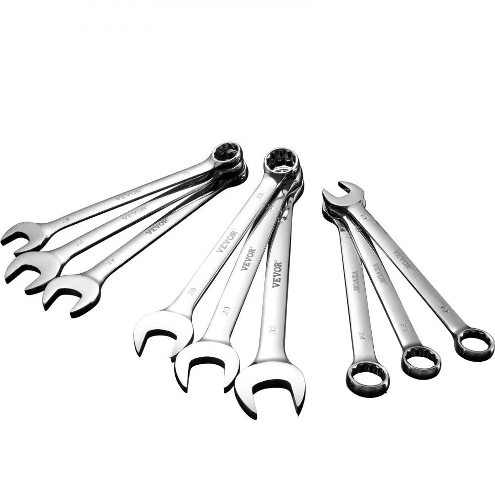 Kombinuotų raktų rinkinys 25 dalių nuo 6 mm iki 32 mm su dėklu