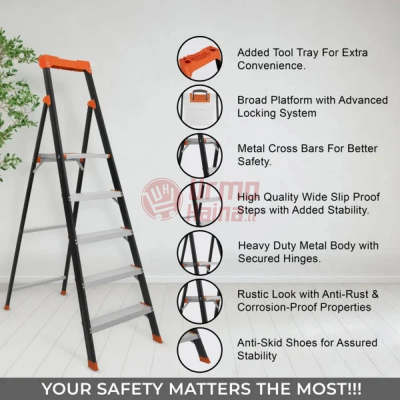 Kopėčios vienpusės profesionalios Tubesca KOLOS 336 cm 219 cm